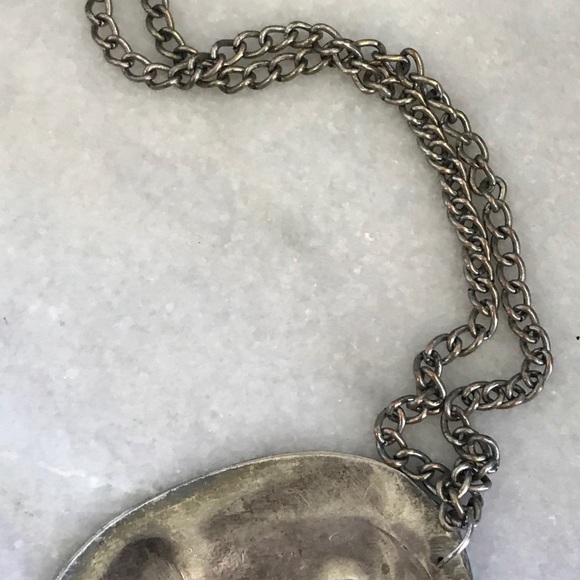 Large Silver Pendant Necklace - Picture 4 of 8